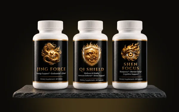 Three Treasures product photography
